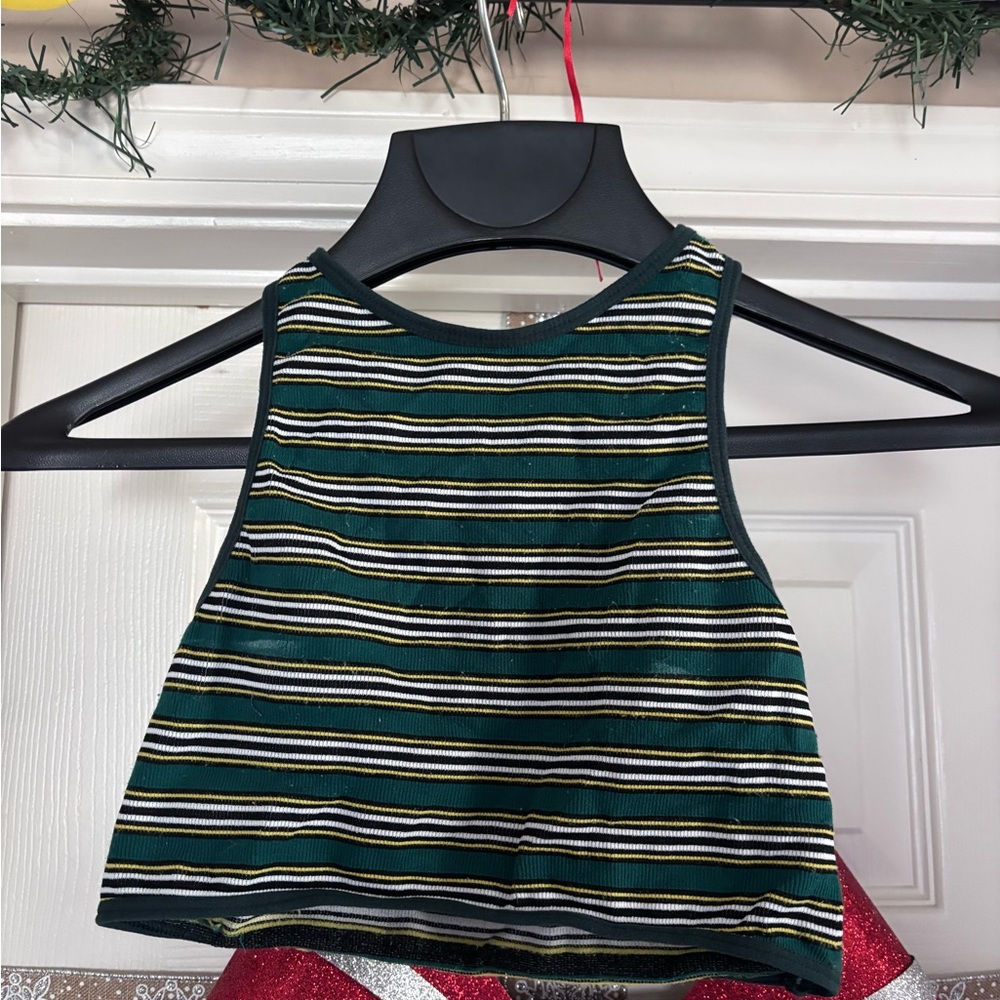 Urban Outfitters Halter Striped Crop Top
